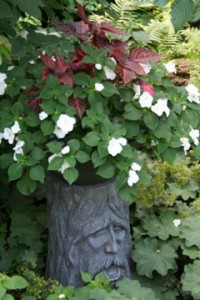 Containers add whimsy and a focal point. 