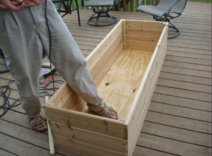 How to Build a Vegetable Garden Box for Your Deck - My Northern Garden