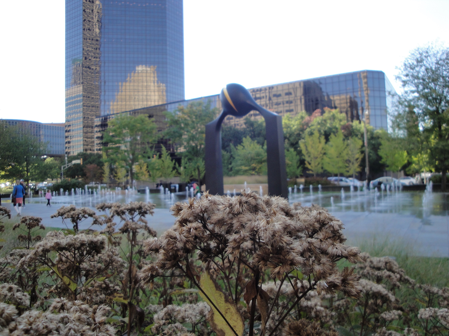 urban gardening efforts in St. Louis include sculpture