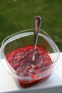 strawberry jam with mango